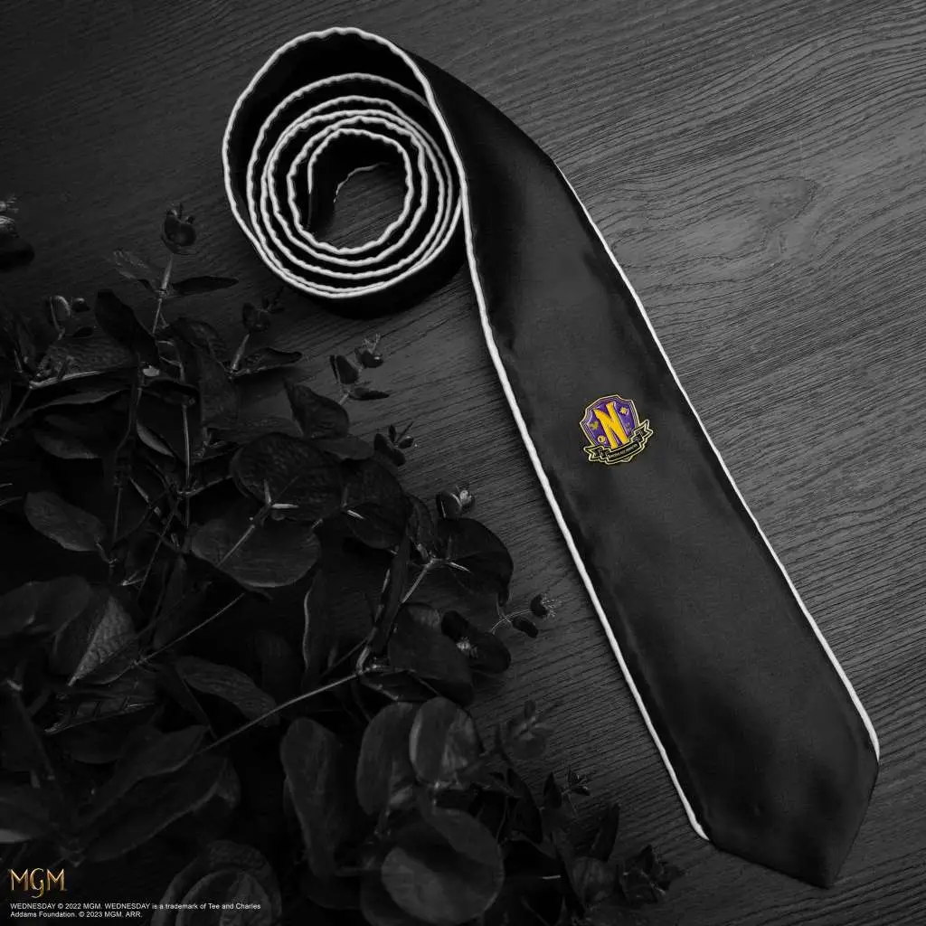 MERCREDI - Wednesday Nevermore Deluxe Necktie and Pin - Figurine